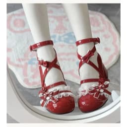 2026 New Butterfly-knot Lolita Women Mary Jane Shoes Elegant Round Toe Thick Heel Shoes Ladies Fashion Dress Pumps