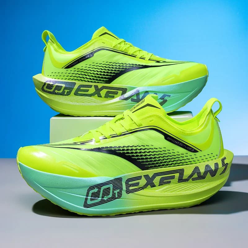 Men Running Shoes Carbon Board Marathon Sports Speciality Breathable Lightweight Women's Comfortable Athletic Nonskid Sneakers