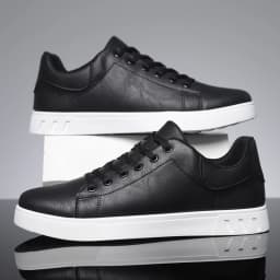 1 Pair of Minimalist Skate Shoes, Two Colors Available, Versatile and Comfortable, Plus Size Lace-Up, Soft Sole Lightweight, All