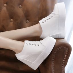 Autumn High Top Wedge Platform Sneakers Women Casual Shoes Hidden Heels Ladies Sneakers Women Shoes YYJ150