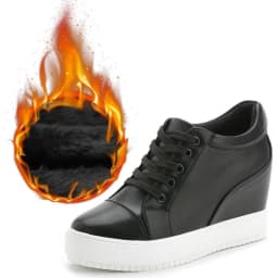 Autumn High Top Wedge Platform Sneakers Women Casual Shoes Hidden Heels Ladies Sneakers Women Shoes YYJ150