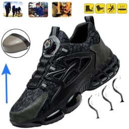 Foot Protection Work Shoes Men Anti-Smashing Puncture-Proof Multifunctional Shoes Men's Mining Boots All Season Men's Shoes