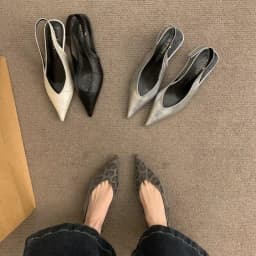Women’s low-heeled high-heeled shoes – New for 2026: Summer low-heeled flats – Comfortable sandals