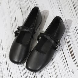 Classic Retro Mary Jane Flat Shoes Fashionable New Women'S Casual Shoes Square Toe Straight Buckle Shallow Mouth Work Shoes