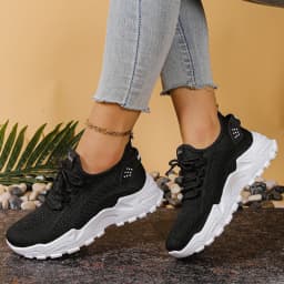 Women's Shoes, Women's Sports Shoes 2025 Women's Shoes Breathable Single-Mesh Dad Shoes Women's Casual and Versatile Sports Shoe