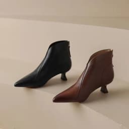 Autumn Winter Pointed Toe Women Ankle Boots Fashion Elegant Zippers Short Booties Vintage Ladies Square Heels Casual Shoes