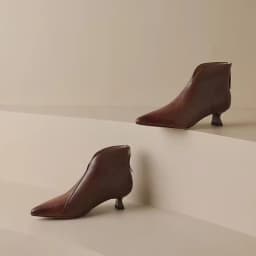 Autumn Winter Pointed Toe Women Ankle Boots Fashion Elegant Zippers Short Booties Vintage Ladies Square Heels Casual Shoes