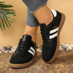 *2026 Spring Autumn Selling Elegant Casual Sports Shoes Women's Fashion New Round Toe Comfortable Thick Soled Flat Work Shoes