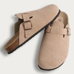 Half Drag Sandals Clogs For Women And Men Cork Suede Mules Slipper Classic Cork Antislip For Outdoor Slippers With Arch Support