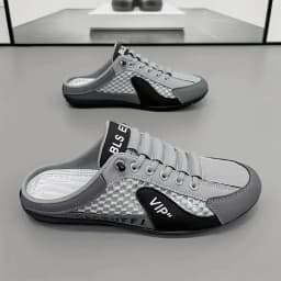 Men's Fashion Soft-soled Half Slippers Summer Men Trendy Bottom Casual Shoes Soft Sole Sneakers Zapatos De Hombre Plus Size 48