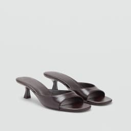 Retro Brown Designer Slides Women Beach Party Shoes Low Thin Heels Slippers Summer Square Toe Gladiator Sandals 35-42