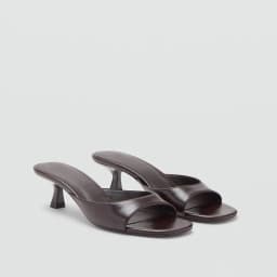 Retro Brown Designer Slides Women Beach Party Shoes Low Thin Heels Slippers Summer Square Toe Gladiator Sandals 35-42