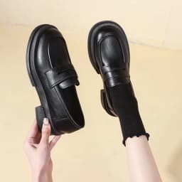 2026 New Japanese Style College Student Shoes Cosplay Lolita Shoes for Women/Girl Fashion Black/Coffee Uniform Platform Shoes