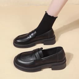 2026 New Japanese Style College Student Shoes Cosplay Lolita Shoes for Women/Girl Fashion Black/Coffee Uniform Platform Shoes