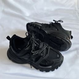 Brand Design Black Chunky Sneakers Unisex Fashion New Men's Dad Shoes Trendy Casual for Girls And Boys