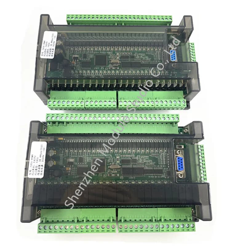 1pcs FX3U-48MT FX3U-48MR PLC Industrial Control Board 6AD 2DA 24 Input 24 Output with RTC RS485 CAN Communication
