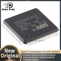 (5piece)100% New original STM32H743VIT6 STM32H743IIT6 LQFP176 STM32H743IGT6 STM32H743VGT6 STM32H743ZIT6 QFP-100 Chipset