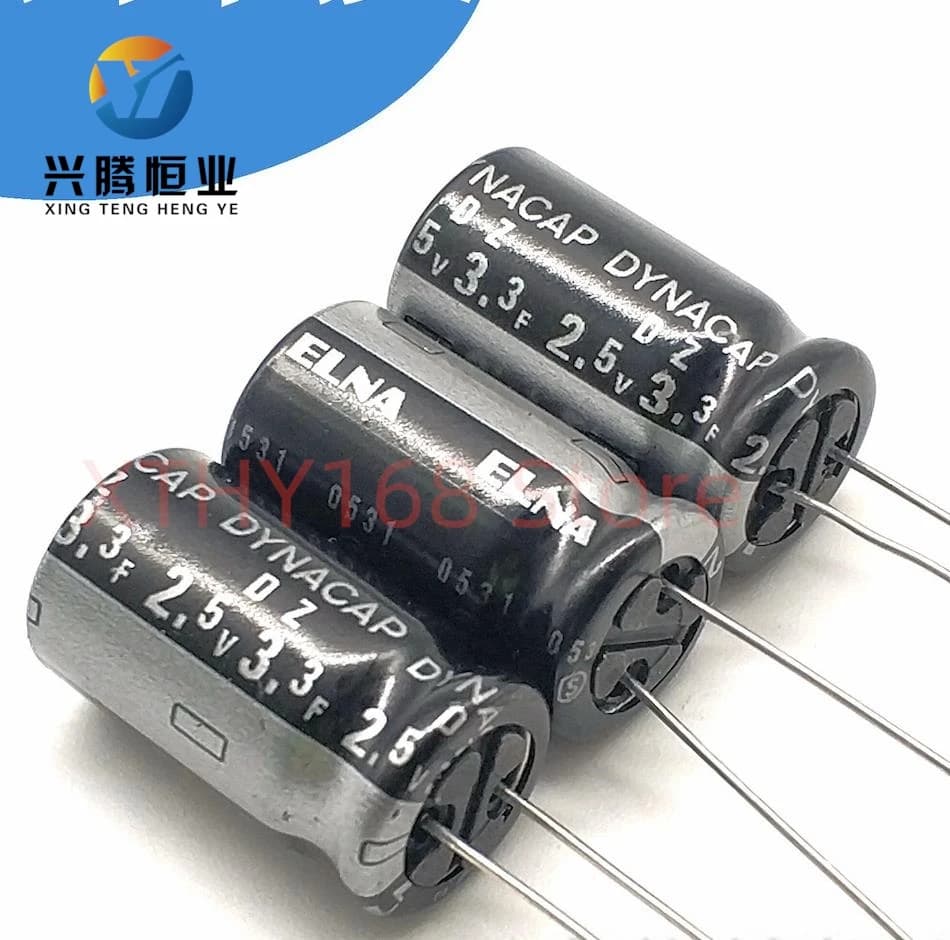 10PCS Original ELNA 2.5V3.3F Super Dynacap Dzn 3.3F 2.5V DZ-2R5D335T 3.3F/2.5V 13X23MM