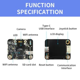 Keyestudio Sentry1&2 Vision Sensor for Arduino /Micro;Bit/Raspberry Pi Wide Aperture Camera Support Smart Connector Type-c