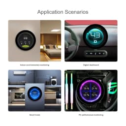 Waveshare ESP32-P4 3.4inch WIFI6 IPS Round Touch LCD Display RISC-V Development Board 800x800 Support ESP-IDF VSCode Arduino IDE