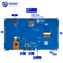 ESP32-S3 7 inch Capacitive Touch Screen Development Board IPS TFT Display Touch Screen Ar-duino LVGL WIFI BLe Uart Smart Module
