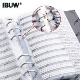 Resistor Kit SMD Book Resistor Assortment Kit 0201 0402 0603 0805 1206 1% FR-07 170 Values 0R-10M Smd DIY Sample Book
