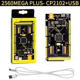 Keyestudio 2560MEGA WiFi /Plus/ Pro / Development Board+USB Cable Compatible for Arduino MEGA2560 R3 Microcontroller Boards