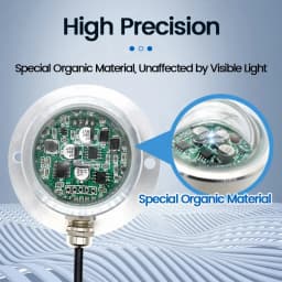 Outdoor Weather Rain Gauge Dual Channel Output RS485 Pulse Infrared Optical Rain Sensor Module 0.1MM Resolution High Precision