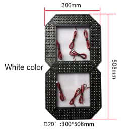20 Inch Large Number 7 Segment Digital Module for Oil/Gas Price Sign Outdoor Waterproof Module RF Remote Control