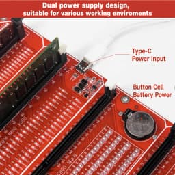 Server 4 in 1 Memory Tester With LED Indicator Suitable For DDR3 DDR4 DDR5 UDIMM RDIMM Desktop Server RAM Module Fault Detector