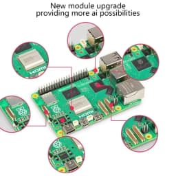 BoaMasMLorida Hot Sales Raspberry Pi 5 8GB 4GB 2GB 1GB Kit Original 4 Model B De 8gb Raspberry Pi 5 With Case