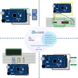ELEGOO Mega R3 Project The Most Complete Ultimate Starter Kit with TUTORIAL, Compatible with Arduino® IDE DIY Electronic Kit