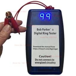 Bob's Basic Wide Range Ring Tester for Inductors & Transformers, Comparable to Blue RingTester, CMOS ICs