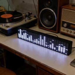 Voice-Activated Music Rhythm Light Car Ambient LED Sound Control Pickup Lamp
