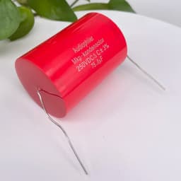 2PCS Audiophiler Axial MKP Capacitor 75uf 250V DC ±3% Test And Matched HIFI Frequency Dividing Audio Capacitance