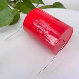 2PCS Audiophiler Axial MKP Capacitor 75uf 250V DC ±3% Test And Matched HIFI Frequency Dividing Audio Capacitance