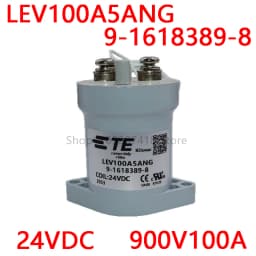 1PCS/Lot 24V coil 9-1618389-8 LEV100A5ANG high voltage DC relay DC24V New Energy Relay 900V 100A