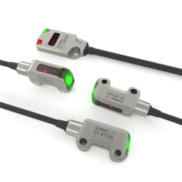 GTRIC Photoelectric Sensor Switch Mini Ultra-thin Diffuse Reflective IP67 Stainless Steel Corrosion Resistant 12-24V DC NPN PNP