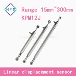 KPM12J 15-300mm Linear Potentiometer Displacement Transducer Resistance gauge Travel Sensor With Two Sides Ball Joint