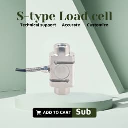 BENGBUZZYQ Column S-Type Load Cell, 50kg~100t Tension Compression Sensor, Stainless Steel, IP66, Industrial Weight Sensor