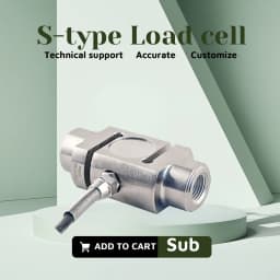 BENGBUZZYQ Column S-Type Load Cell, 50kg~100t Tension Compression Sensor, Stainless Steel, IP66, Industrial Weight Sensor