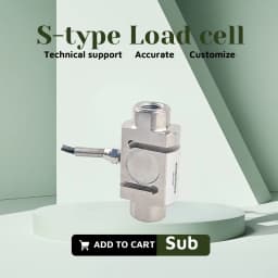 BENGBUZZYQ Column S-Type Load Cell, 50kg~100t Tension Compression Sensor, Stainless Steel, IP66, Industrial Weight Sensor