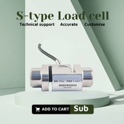 BENGBUZZYQ Column S-Type Load Cell, 50kg~100t Tension Compression Sensor, Stainless Steel, IP66, Industrial Weight Sensor