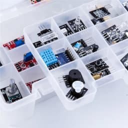 ELEGOO Upgraded 37-in-1 Sensor Modules Kit with Tutorial, Compatible with Arduino® IDE — for UNO R3, MEGA, Nano DIY Electronic K