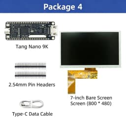 Tang Nano 9K FPGA Development Board GOWIN GW1NR-9 Chip Support RISC-V PicoRV Soft Core HDMI Output Breadboard
