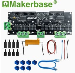 Makerbase ODrive3.6 FOC BLDC Servo Dual Motor Controller MKS X2212 Motor MKS FocEncoder