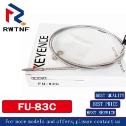 KEYENCE FU-83C High Temperature Heat Resistant M4 Fiber Optic Sensor, 100% Original Warehouse Stock