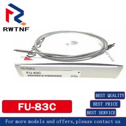 KEYENCE FU-83C High Temperature Heat Resistant M4 Fiber Optic Sensor, 100% Original Warehouse Stock