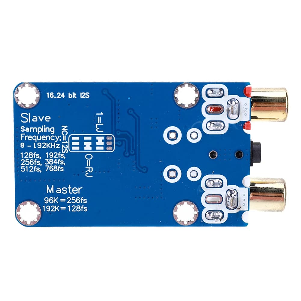 I2S ADC Audio I2S Capture Card Module 24BIT 192K 96K 48K Lossless Digital Audio Decoder Support 3.5MM/RCA Input