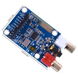 I2S ADC Audio I2S Capture Card Module 24BIT 192K 96K 48K Lossless Digital Audio Decoder Support 3.5MM/RCA Input